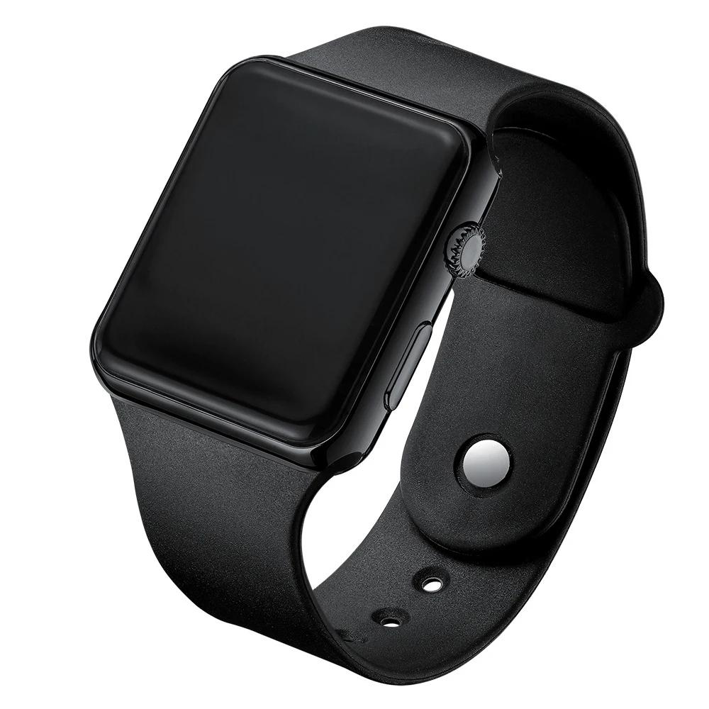 2025 Fashion Sport Digital Watch Women Men Square LED Watches Silicone Belt Electronic Women Digital Watches Clock Montre Femme
