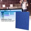 6pcs Sound Absorbing Soundproofing Cotton Foam Acoustic Panels for KTV Cinema Studio(Blue )