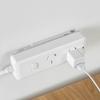 Seamless Punch-free Plug Wall Sticker Holder Fixer Power Strip Holders Storage for Wall Sockets