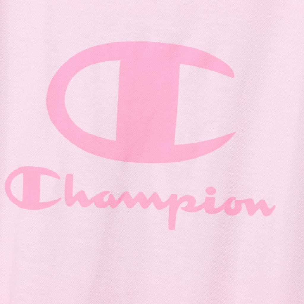 Champion Sports Cherry Short Round UV Heat Rubber Print Women's T-Shirt, CW-BS309, Pink, Sleeve, Neck, Quick-Drying, Stretch, Protection, Shielding,