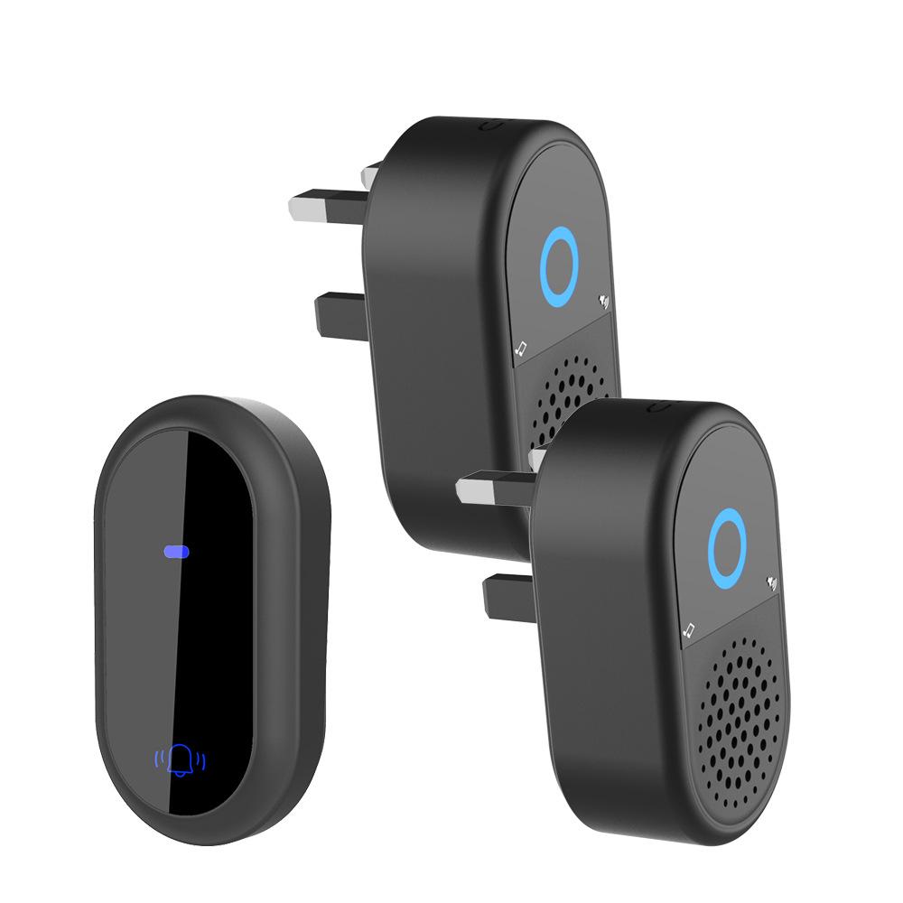 Новий бездротовий дверний дзвінок з живленням від енергії руху, висока гучність 433 МГц для складу або вулиці біля вілли