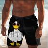 Summer 3D Fun Cartoon Animals Print Shorts Fashionable Casual Beach Men's Shorts
