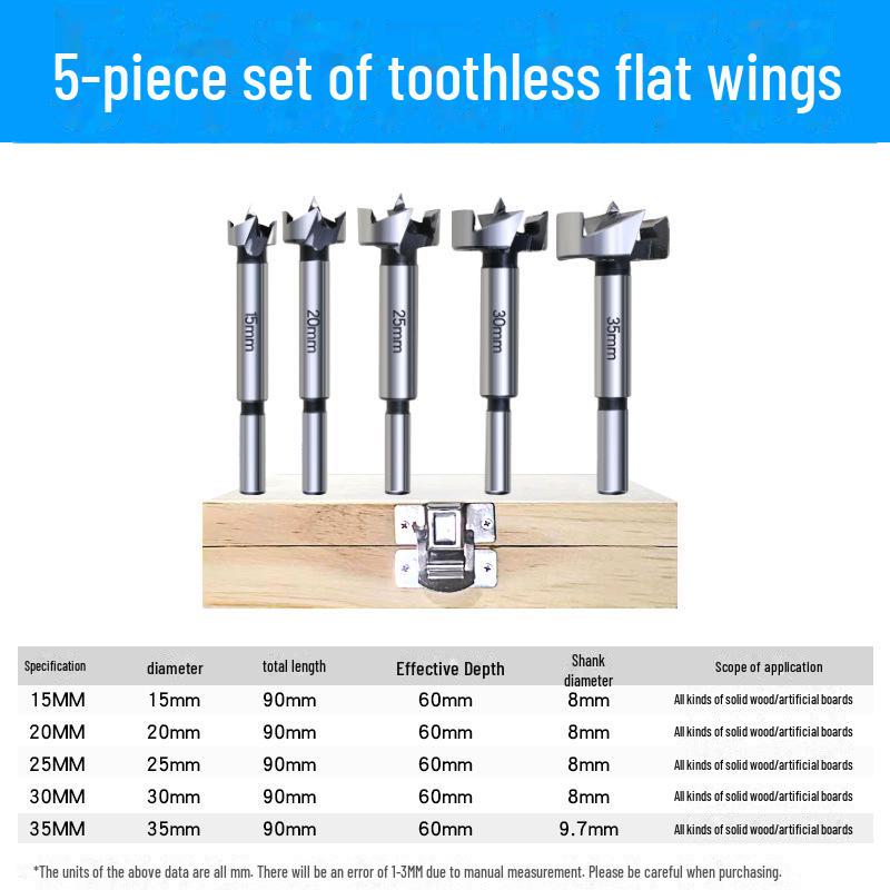 

Набор открывалок для деревообработки для дверных замков, петель и деревянных досок. Сверло с плоским крылышком для точного сверления.