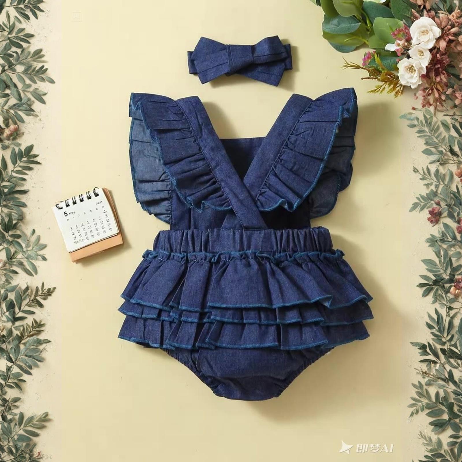 

Сладкий ромпер Милый дизайн Удобная посадка 100