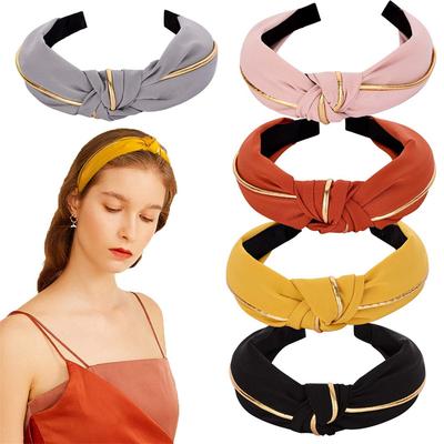 Top Schleife Knoten Stoff Stirnband für Frauen Shopping Kopfband Ins Dame Mädchen Gesicht Waschen Kopfschmuck