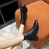 Fashion Ankle Boots for Women 2024 Autumn Winter New Comfortable and Warm Women's Zipper Boots Simple Versatile Modern Boot Botas Mujer