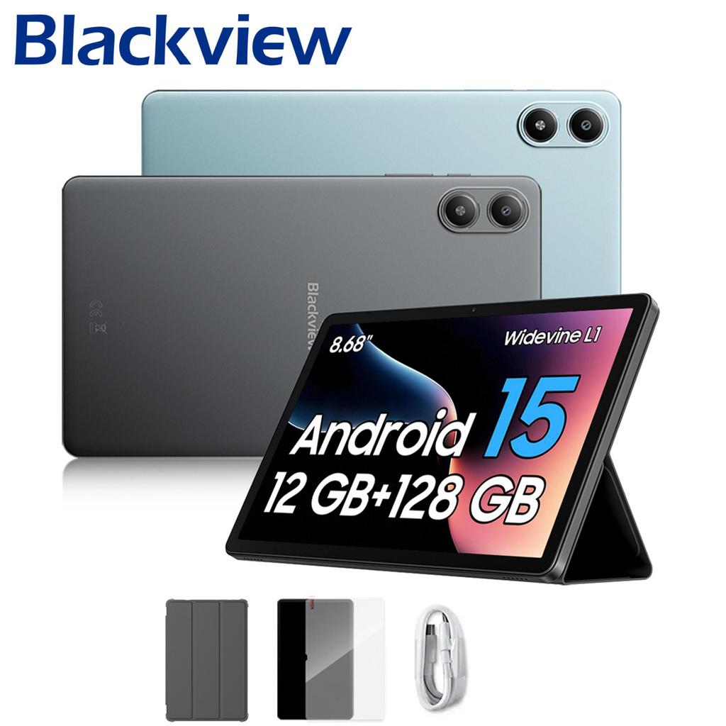 Blackview LINK 2 12.7-Inch Tablet Android 15 ,12GB RAM 256GB Memory,Large Display Widevide L1,Octa-core G100, 5000mAh
