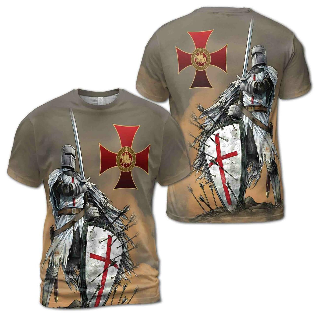 

Summer Fashion Vintage Medieval Templars Graphic T-shirts for Kids 3D Printing Casual Funny T-shirt Street Outdoor Boy and Girl Tee Tops 100