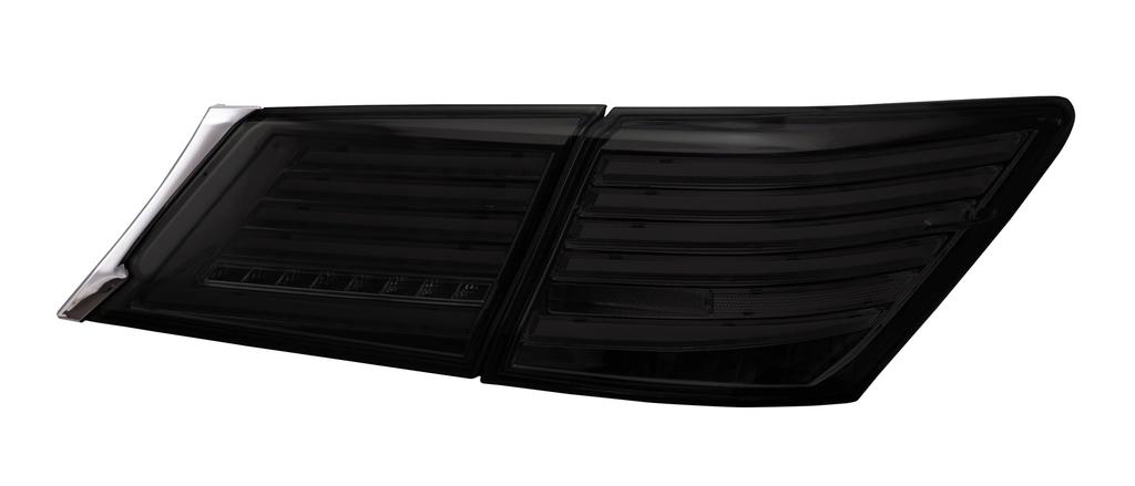 Valenti Jewel LED Tail Lamps REVO for Toyota 210 Series Crown and Majesta In Light Chrome Athlete, Royal, Smoke/Black (TT21CRW-SB-1)