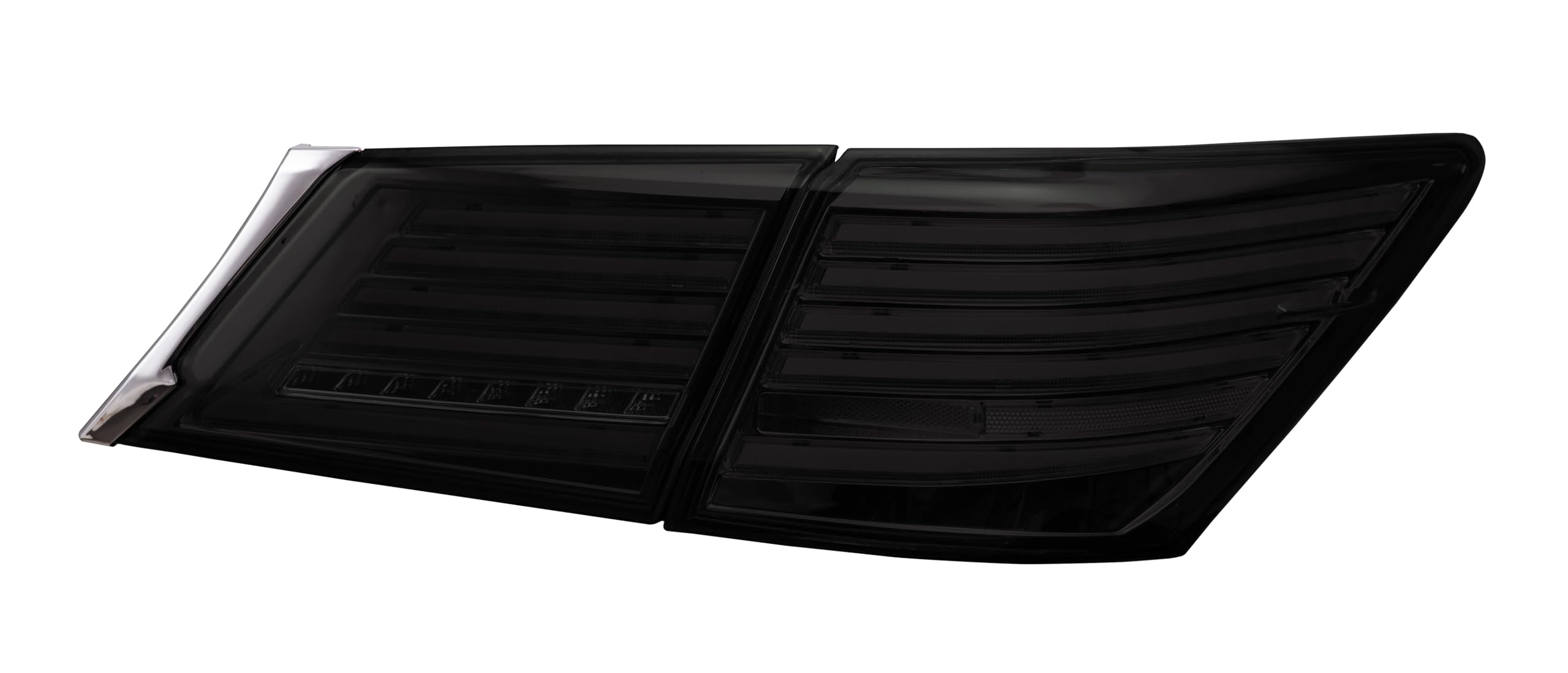 

Valenti Jewel LED Tail Lamps REVO for Toyota 210 Series Crown and Majesta in Light Chrome Athlete, Royal, Smoke/Black (TT21CRW-SB-1)