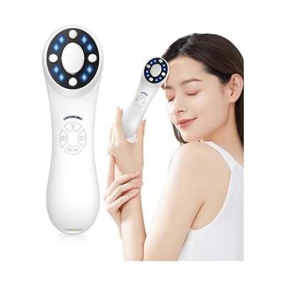 Facial Beauty Device, Lift Up, EMS RF Facial Device, Multi-purpose, Ion Extraction, Iontophoresis, 3-light LED Equipped, 6 Types of Modes, 4 Levels,
