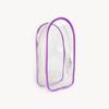 Colorful Transparent Protector Case Organizer Box for 17cm Labubu V3 Dolls Outdoor Display Bag With Keychain Doll Accessories