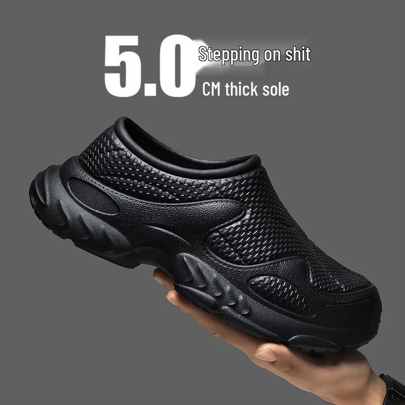 

Мужская водонепроницаемая нескользящая обувь шеф-повара 2025 - Маслостойкая обувь для кухни, кейтеринга и отеля 39