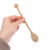 Wooden Honey Spoon Handmade Honey Stirrer Long Handle Cooking Baking Tool Kitchen Tableware Scoop Coffee Honey Tea Spoon Stirrer