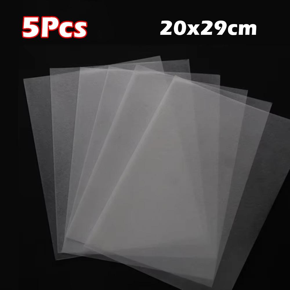 

3/5/10 шт. Полупрозрачная термоусадочная пленка для изготовления принадлежностей ручной работы, для украшения вечеринок 5Pcs-Translucent 20x29cm