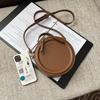 Luxury Small Round Design Crossbody Bags for Women 2021 New Trend Vintage Pu Leather Shoulder Handbags Brand Female Casual Bag