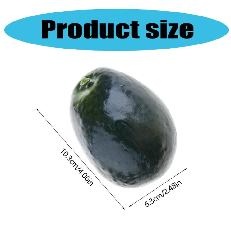 Simulation Foams Avocado Realistic Fruit for Kitchen Parties Decorations