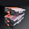 Portable Multi Grid Screw Organizer Tool Storage Case Box Crafted from Reinforced PP Material And Slip Resistant Bottom