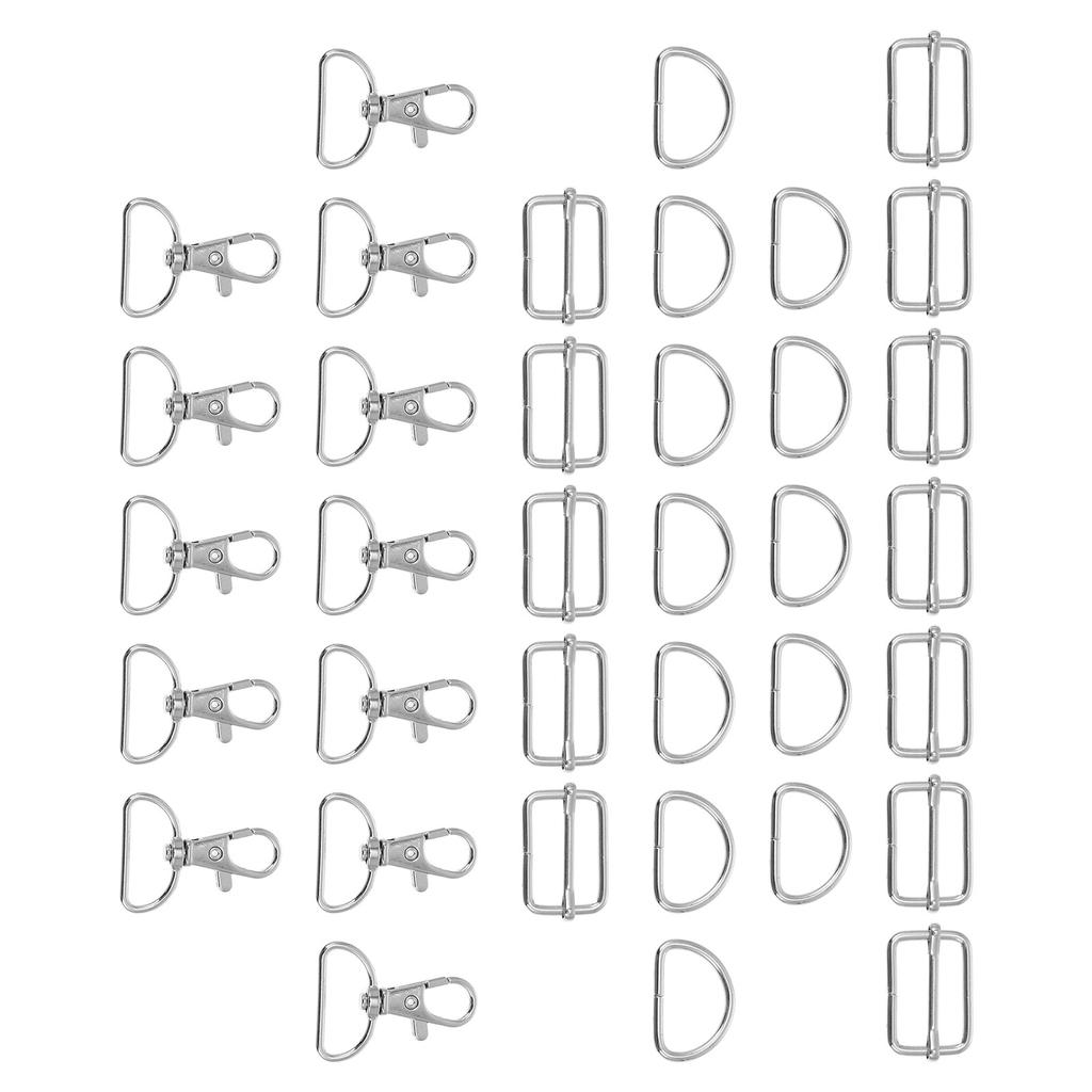 Buy 60pcs Key Chain Hooks Metal Keychain Bulk Swivel Snap Hooks D Rings