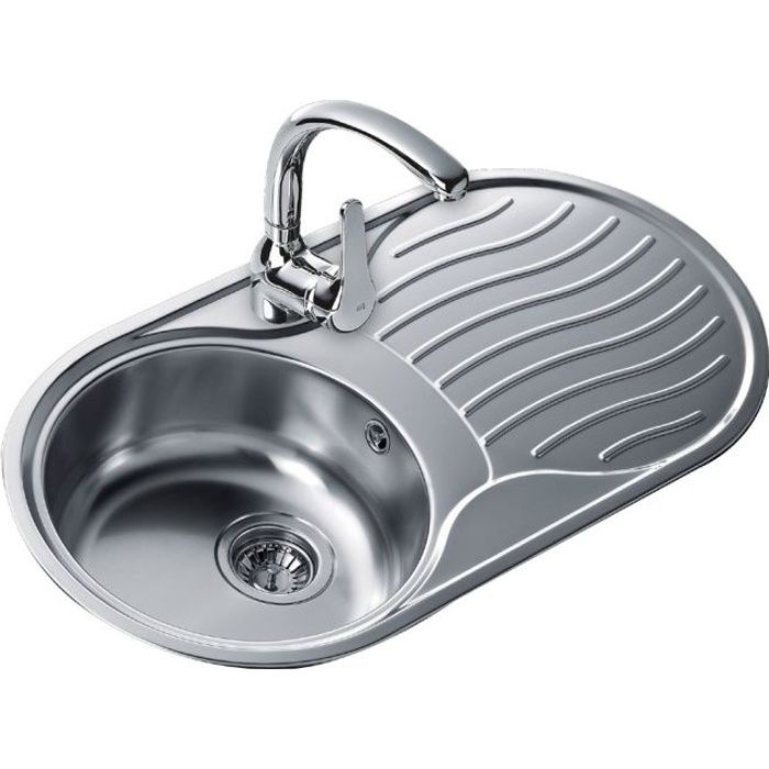 TECHSALES TEKA Evier DR-80 1C 1E sous &eacute;vier 45 cm