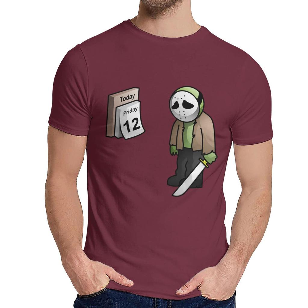 Good Cotton Friday The 13Th Parody The 12Th Sad Jason Voorhees Horror Slasher T Shirt Men