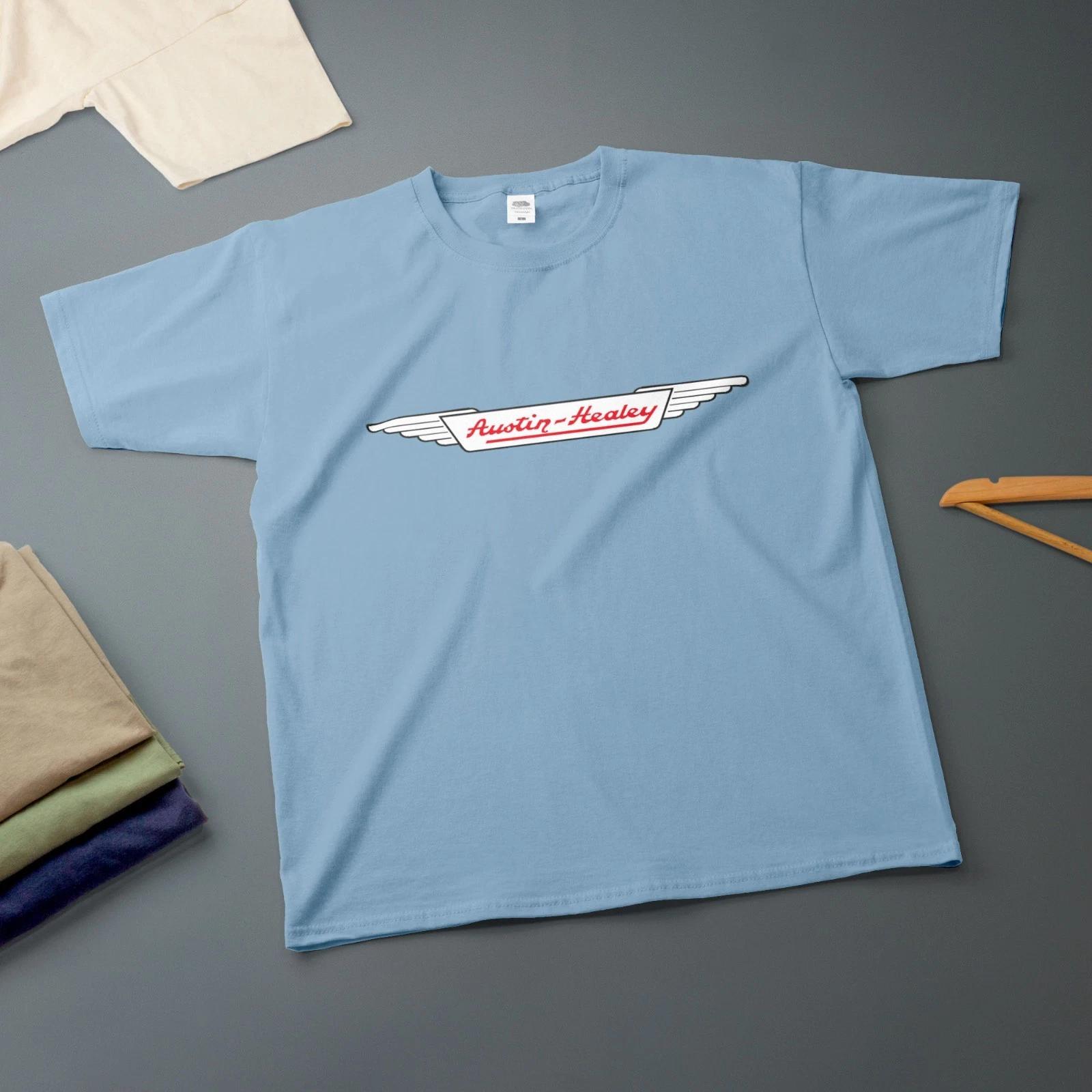 Austin Healey T-Shirt Classic Car Enthusiast Winged Logo LICENCED PRODUCT L