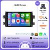 Android 14 for Suzuki SX4 2006-2013 Car radio For Fiat Sedici multimedia player Autoradio GPS navigation Carplay SWC HeadUnit