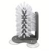 Easy Install Suction Cup Rotating Brush for 360 Degree Deep Cleaning of Cups Bottles and Decanters Kitchen Accessories