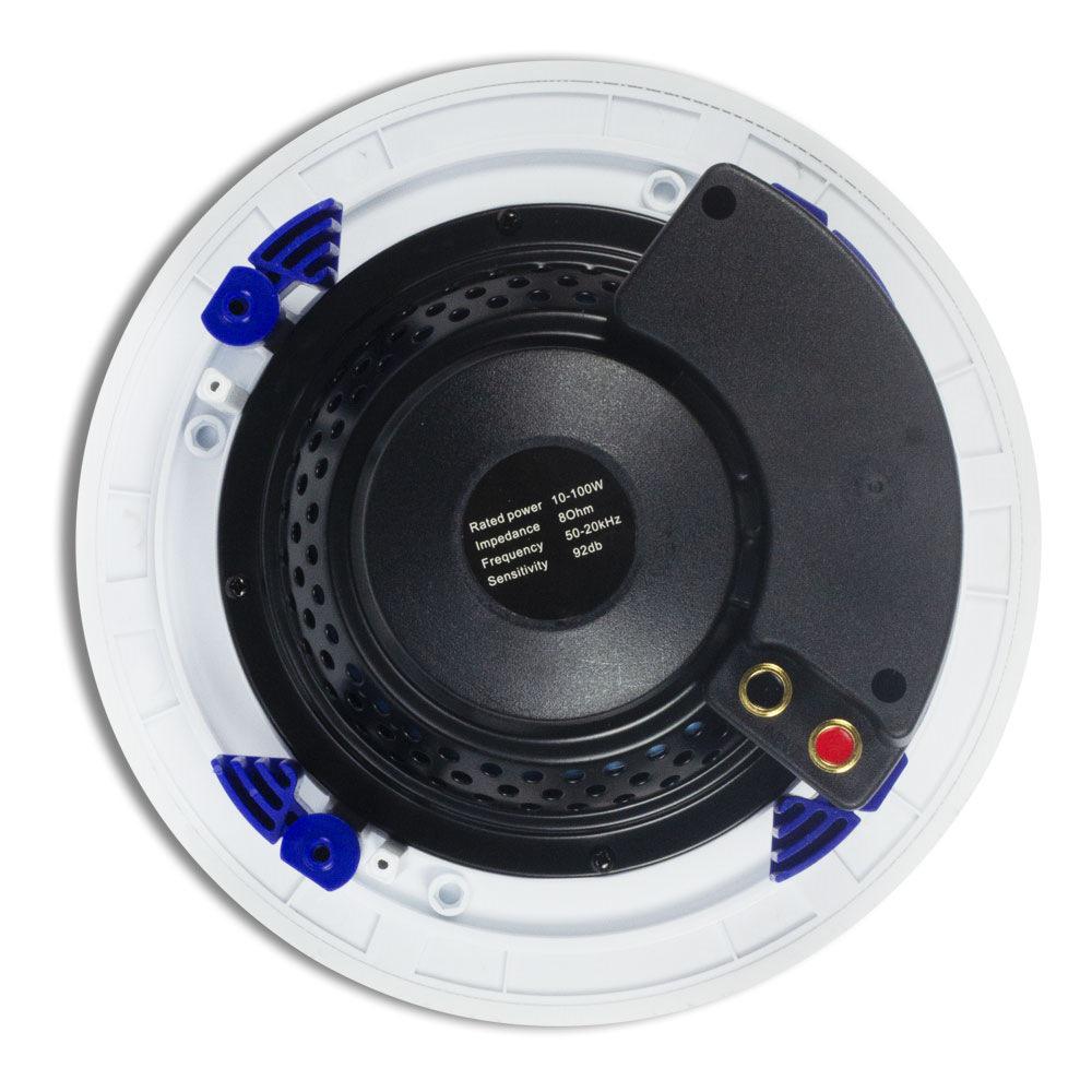 Tianlai 6.5" White Two-Way Ceiling Speaker Box for Home or Commercial Use (Model JX618)