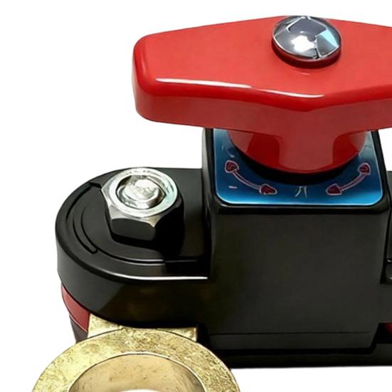 Car Battery Power Cut-Off Switch Breaker 12V/24V Battery Disconnect Switch Universal Power Cut Off with Rotating Terminals for Cars Trucks & Boats