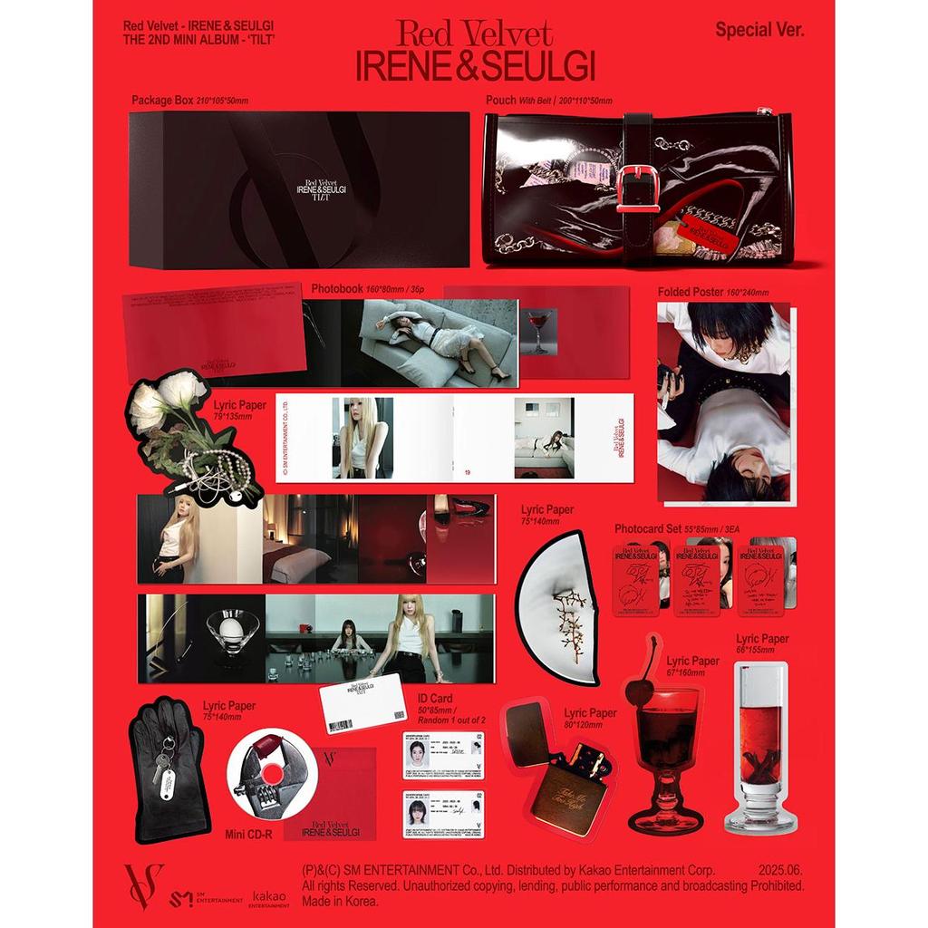 (LIMITED EDITION - SPECIAL Ver.) IRENE & SEULGI (Red Velvet) [TILT] 2nd Mini Album
