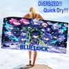 Bluelock Print Beach Towel, Large Soft Quick Dry Towel for Beach Camping Swimming