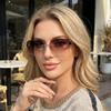 Women's Frameless Sunglasses: Sun Protection & Versatile Style, European & American Design