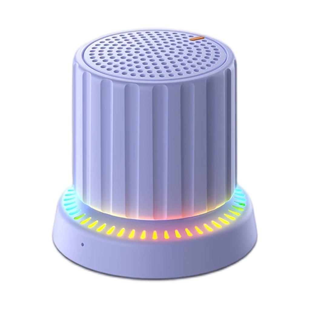 Magnetic Water Proof Bluetooth Speaker With Lighting,small Wireless Speaker ,volume Knob & 360° Sound. Portable For Home, Outdoors & Bathroom