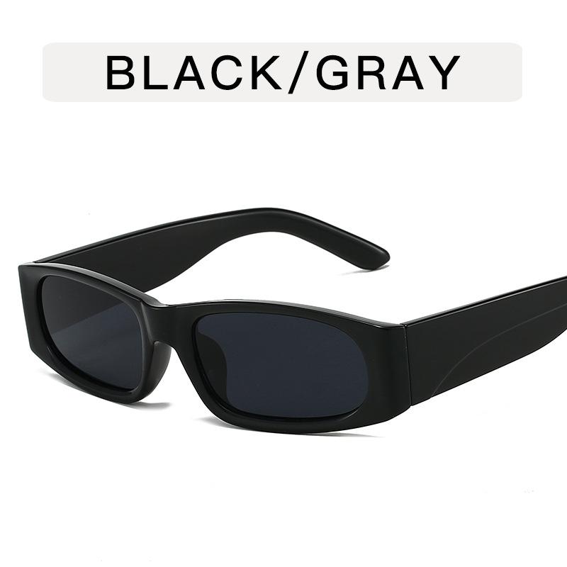 Rectangle Shape Sunglasses Woman European American Fashion Anti-glare Men's Sun Glasses Travelling Hiking Man Sun Glass