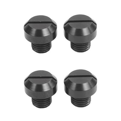 Mirror Hole Cover 2 Threaded 2 for Motorcycle Mirrors Caps, Right-Hand + Left-Hand Threaded, (M101.25)