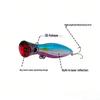 13cm 43g Sea Fishing Wave Crawler Lure with Reinforced Hooks and Polished Laser-Stamped Body, In Exquisite Packaging