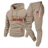 Men Women Hoodie Set Loose Casual Tracksuit 240th Anniversary Print Long Sleeve Sweatshirt Jogger