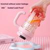 Gianxi Straw Cup For Girls With High Beauty And Large Capacity Water Bottle Summer Big Mac Cup Plastic With Straw