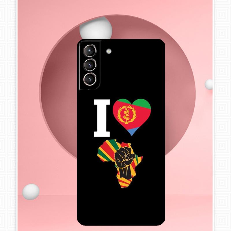 

Чехол с флагом Эритреи для Samsung Galaxy S24 S23 S22 Ultra Note 10 Plus Note 20 S9 S10 S20 S21 FE задняя крышка Note 10 Plus