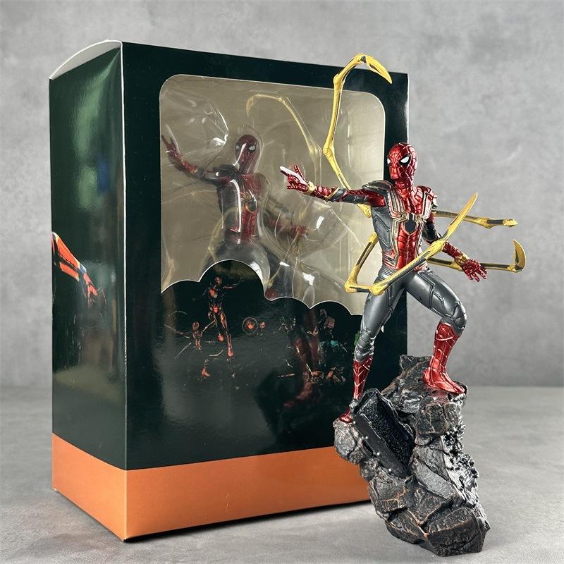 Marvel Spider-Man No Way Home Iron Spider Suit Figure 2 Poses Optional Collectible Model