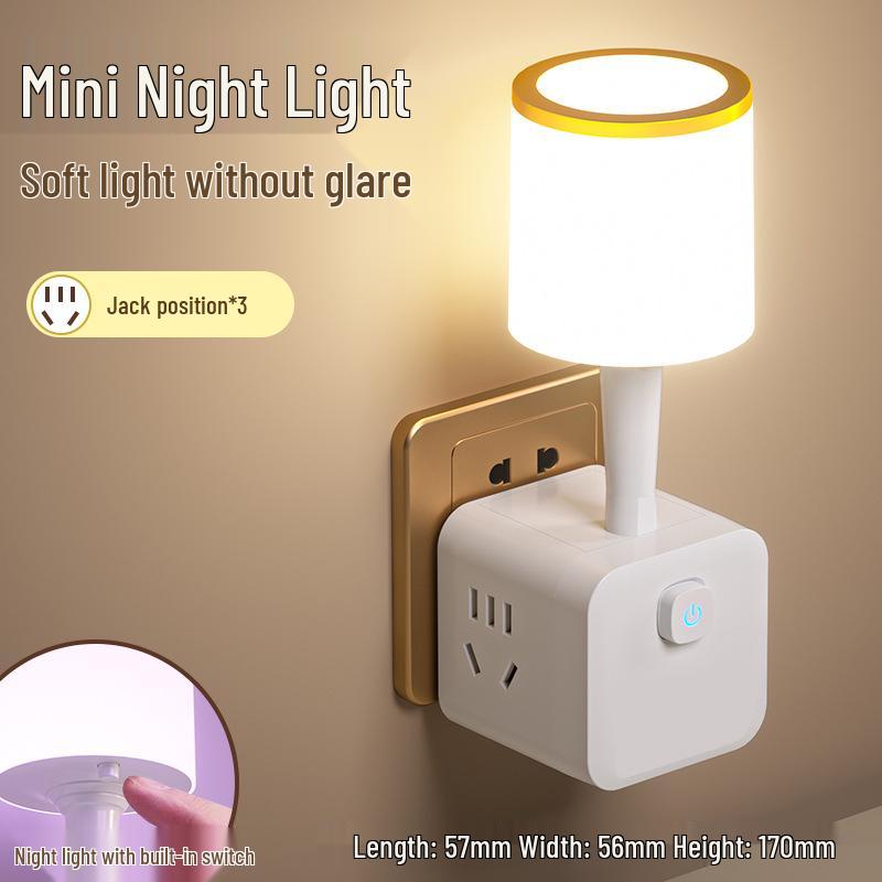 

Colorful Cube Voice-Activated USB Night Light for Bedroom or Dormitory.