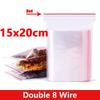 Thicken Zipper Sealed Bags Clear Plastic Storage Bag for Small Jewelry Food Packing Reclosable Transparent Ziplock Sealing Bag
