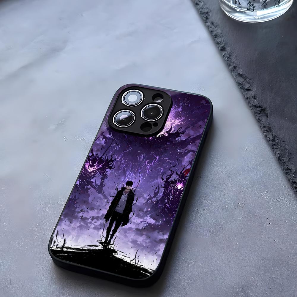 

Anime Igris The Leveling Phone Case Tempered Glass For IPhone 17 13 14 16 12 15 11 Pro Max Plus Mini X XR SE2020 Coque iPhone17