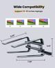 Eary Aluminum Laptop Stand for Desk With Height Adjustable Riser Ergonomic Universal For Notebook Macbook Lenovo Computer Holder