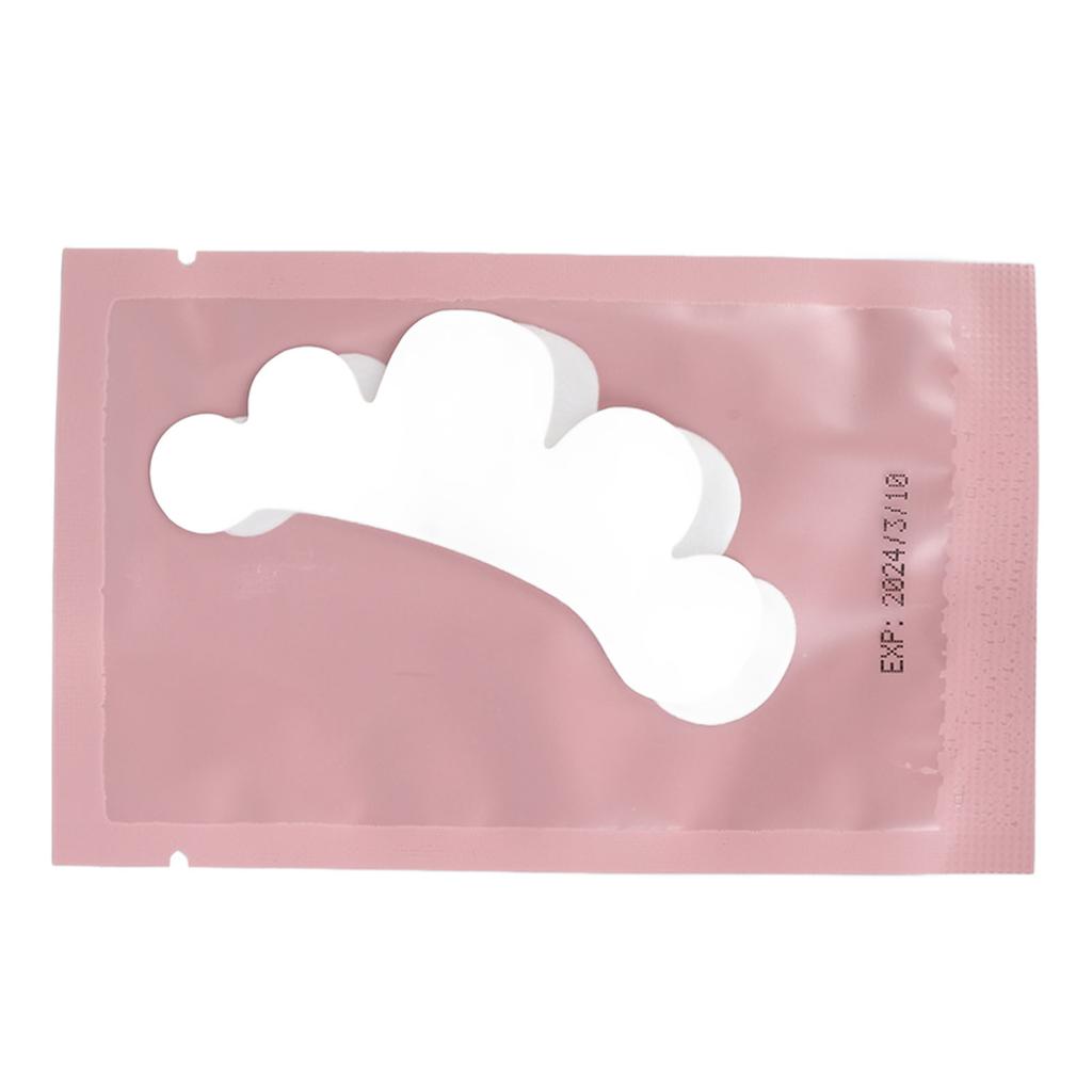 100 Pairs Grafted Eyelashes Isolation Pads Petal Shape Non Woven Eyeshadow Stickers