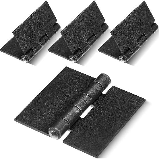 3  Heavy Duty Weldable Hinges 12 Ga Welding Long Lasting Steel Butt Hinge Corrosion and Rust Resistant Metal Weld on Hinges for Trailer Door Heavy