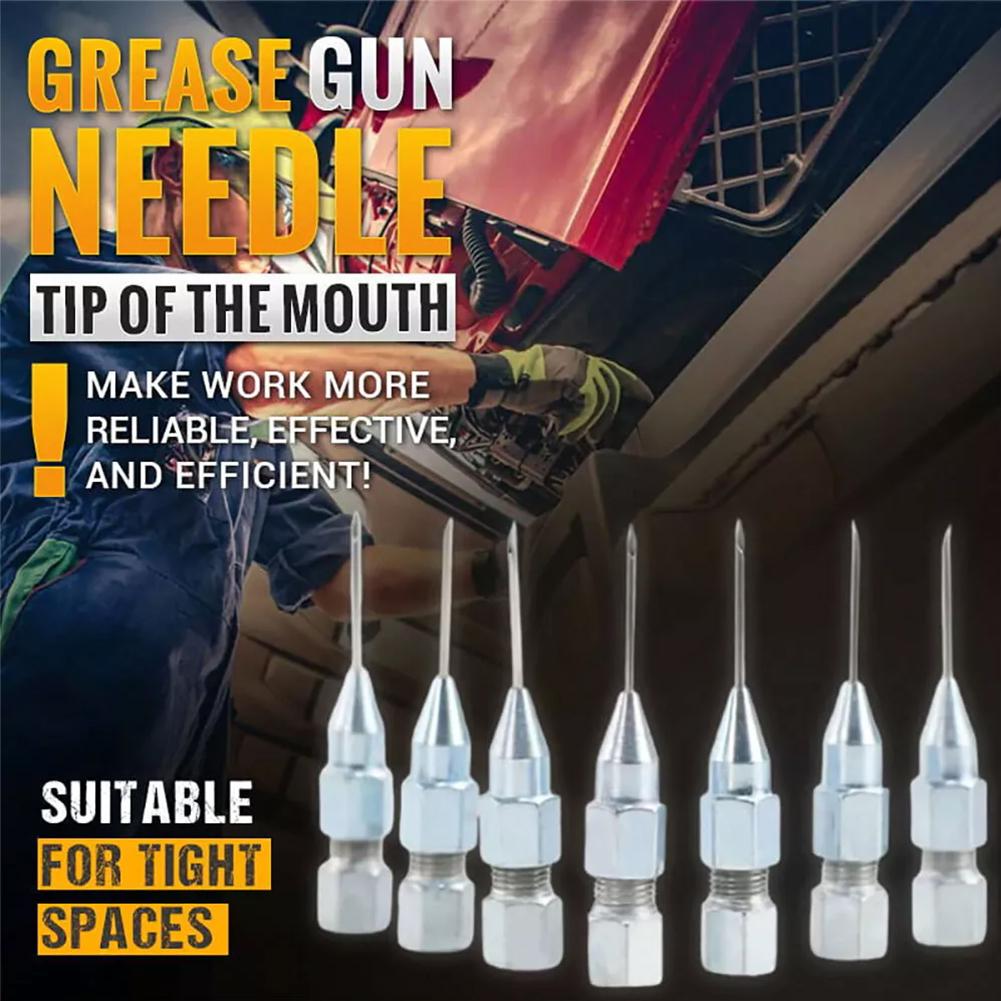 Needle Type Butter Gun Nozzle Removable Needle Nose Grease Nozzles Oil Injection Gun Tip Hand Repair Tool Accessories