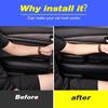 Storage Functional Armrest Car Door PU Leather Arm Rest Cushion Elbow Support Arm Heightening Pad Auto Interior Organizer