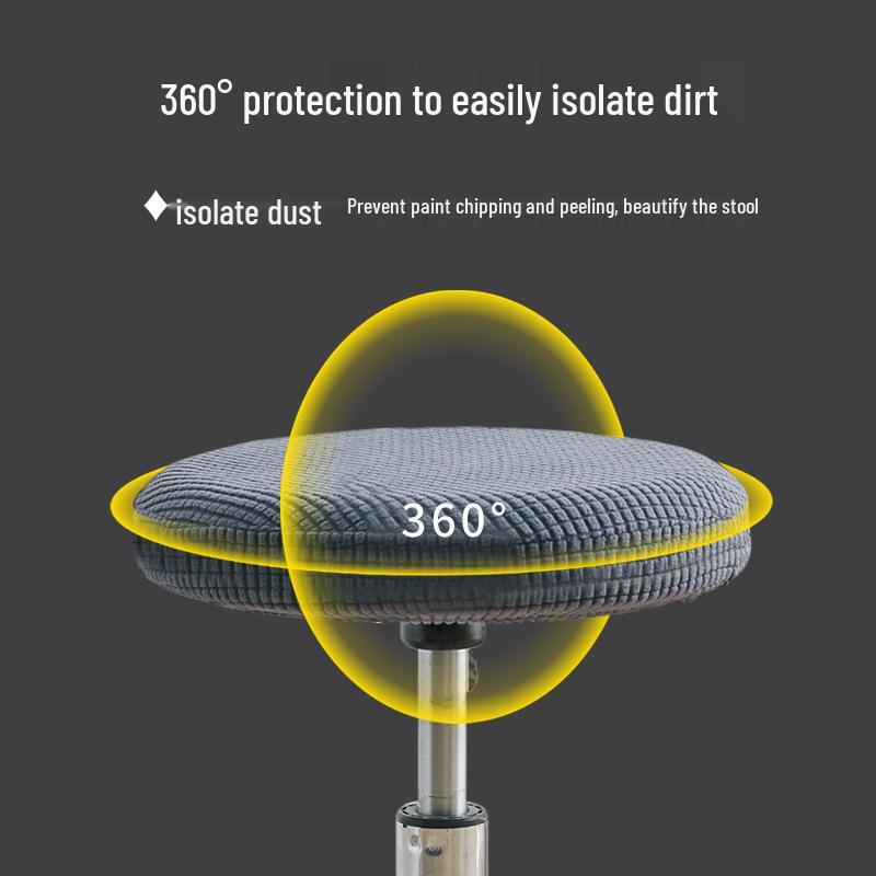 Universal Dustproof Swivel Stool Cover - Fleece Wrap for Bar and Beauty Salon Stools
